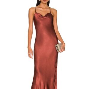 Shona Joy Red Maxi Evening Gown